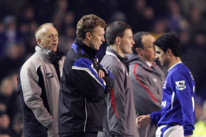 Mikel Arteta under David Moyes at Everton