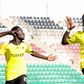 Rodgers Ouma (L) and Stewart Omondi (R) celebrating in a past match