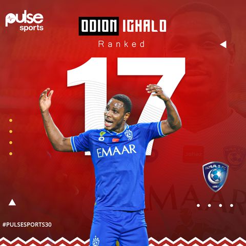 Odion Ighalo is PulseSports30 #17