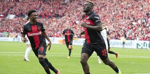Boniface and Tella make European History as Bayer Leverkusen set longest unbeaten streak record
