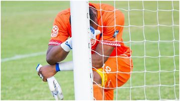 This is my office - Nigerian wall Nwabali celebrates penalty heroics, clean sheet [VIDEO]