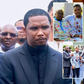 Samuel Eto’o in tears as he finally buries his father 11 months after his death