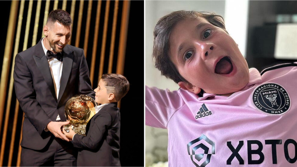 Lionel Messi's son breaks the internet after scoring five goals for ...