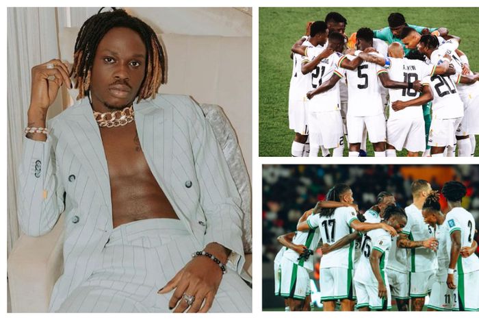 Fireboy compares Blacks stars and Super Eagles