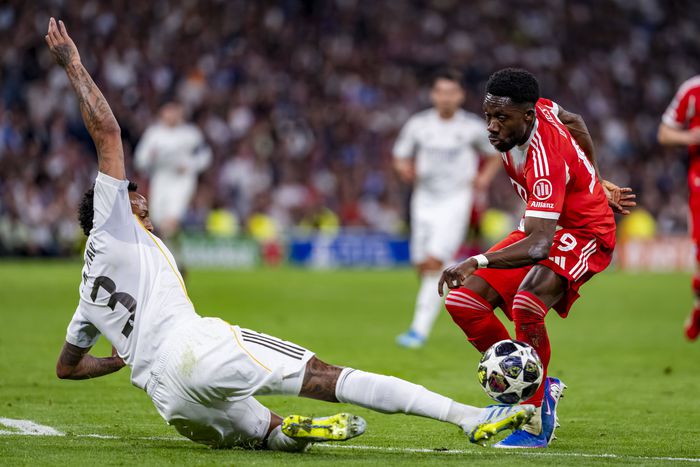 Bayern Munich vs Real Madrid in UCL action