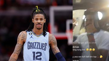 Ja Morant shows off GUN again on Instagram