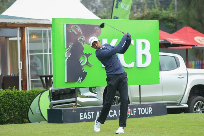 Action from the fourth leg of the KCB East Africa Golf Series