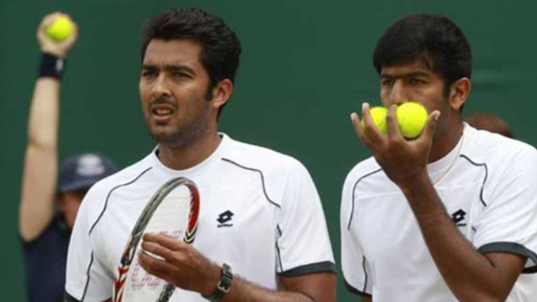 India’s Rohan Bopanna and Pakistan's Aisam-ul-Haq Qureshi.