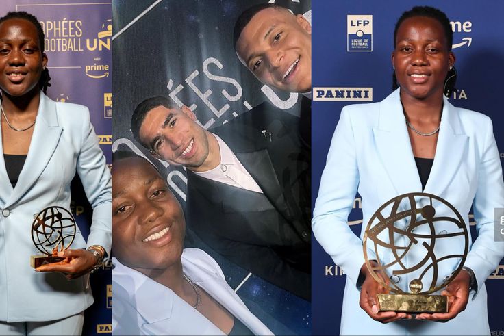 Super Falcons of Nigeria star Chiamaka Nnadozie becomes 1st African to win best goalkeeper in France.