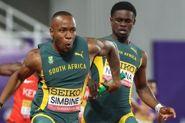 Akani Simbine Shares Why He is Untouchable on Relay Anchor Leg