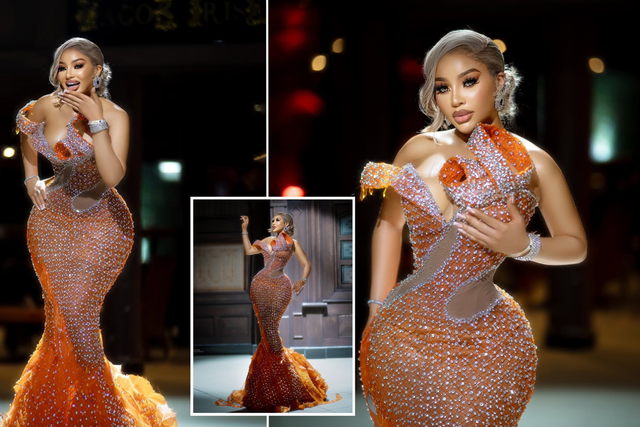 Aishat Mohammed reminds fans why she is the 'Most Stylish Nigerian WAG' with glamorous AMVCA appearance