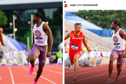 Nigerian athlete Godson Brume gets people talking in the US and on ESPN