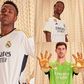 The new Real Madrid home jersey was modeled by several first-team players.