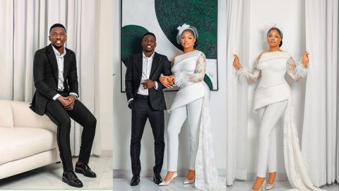 Super Eagles star Etebo and wife Isi, declare marriage for life