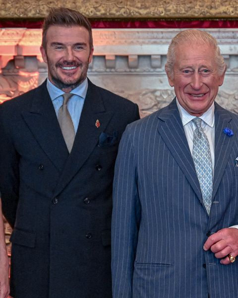 Former England midfielder David Beckham knighted by King Charles III for role in British sports.