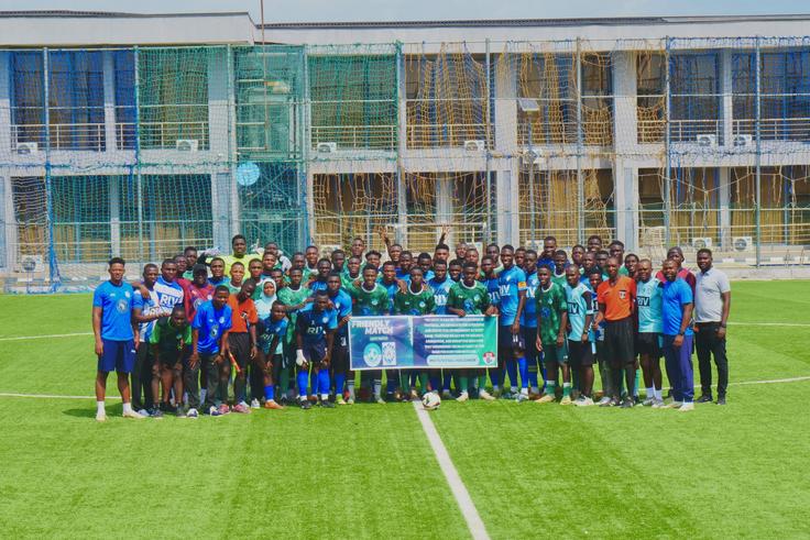 UNITY MATCH: Atlantic Business FC and Grassrunners FC make amends for NLO post-game squabble