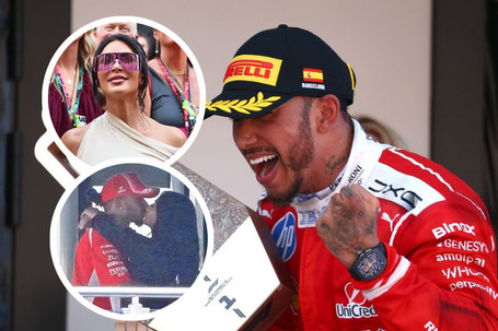 'She changed his life' - Fans hail Kim Kardashian as Lewis Hamilton ends 686-day drought in Ferrari colours