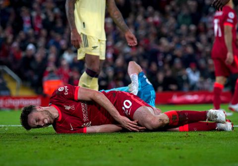 Liverpool star Diogo Jota is injured again, set for an extended time on the sideline