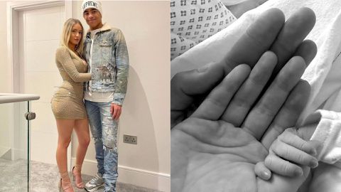 Mason Greenwood: Suspended Manchester United star welcomes baby with Harriet Robson