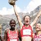 Philaries Jeruto Kisang (KEN), Andrea Mayr (AUT) and Grayson Murphy (USA)