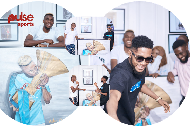 Victor Osimhen presented a gift