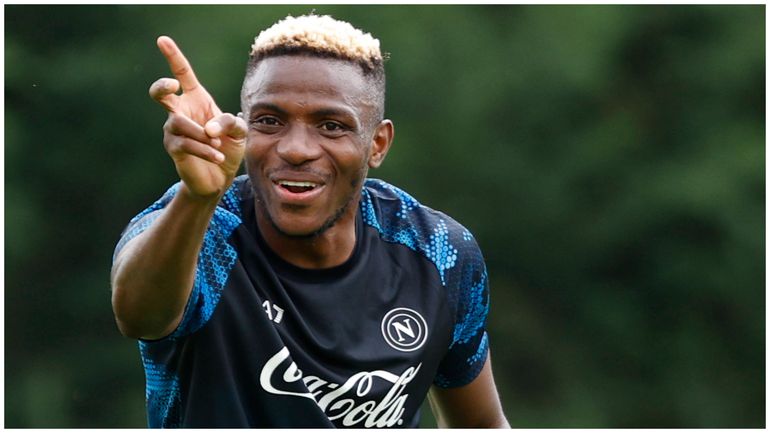 Victor Osimhen has returned to training with Napoli amid transfer speculation around his future.
