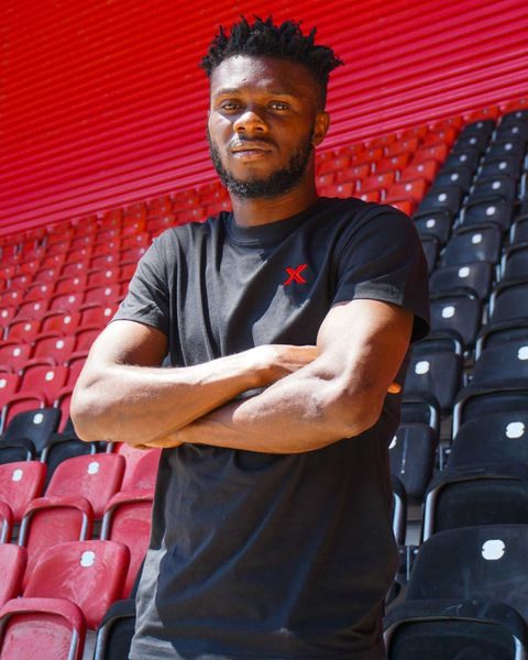 Paschal Onyekachi Durugbor in the colours of Neuchâtel Xamax.