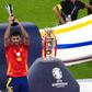 Close up photos from crucial moments in the Euro 2024 final
