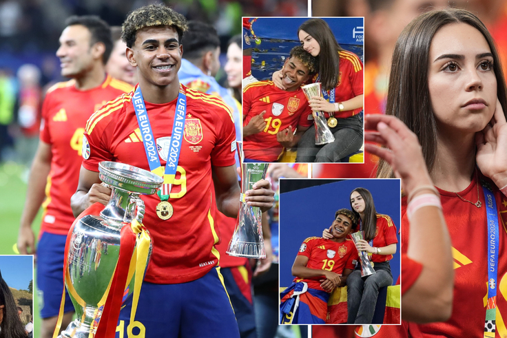 Lamine Yamal: 17 y/o Euros champion cosies up to girlfriend Alex Padilla to confirm dating rumours