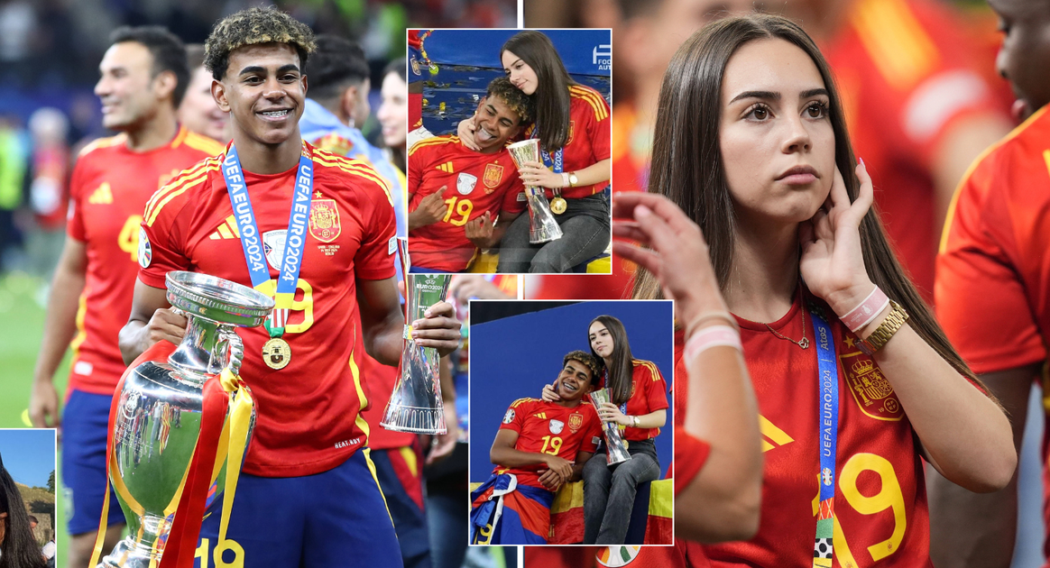 Lamine Yamal: 17 y/o Euros champion cosies up to girlfriend Alex