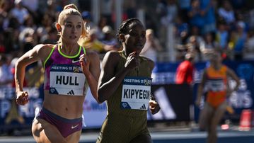 Jessica Hull explains how Faith Kipyegon looking back at her at Paris Diamond League boosted her confidence