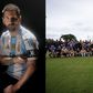 Argentina captain Lionel Messi poses with teammates as they send a warning to Colombia ahead of the 2024 Copa America final.