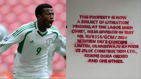 Olanrewaju Kayode: Super Eagles star warns Nigerians his properties not for sale