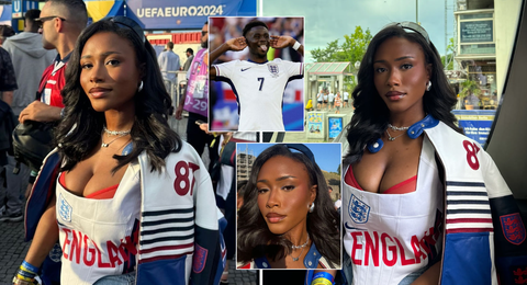 Tolami Benson: 'Hottest Euros WAG' reveals secret to her style with romantic tribute to Bukayo Saka at Euro 2024 final