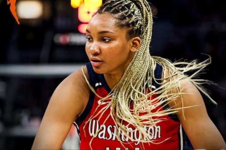 Nigerian-Born Kiki Iriafen Bags Another Double-Double as Washington Mystics Defeat Los Angeles Sparks 95-86.