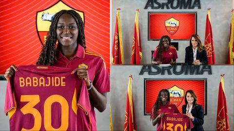 Rinsola Babajide: Super Falcons star joins AS Roma
