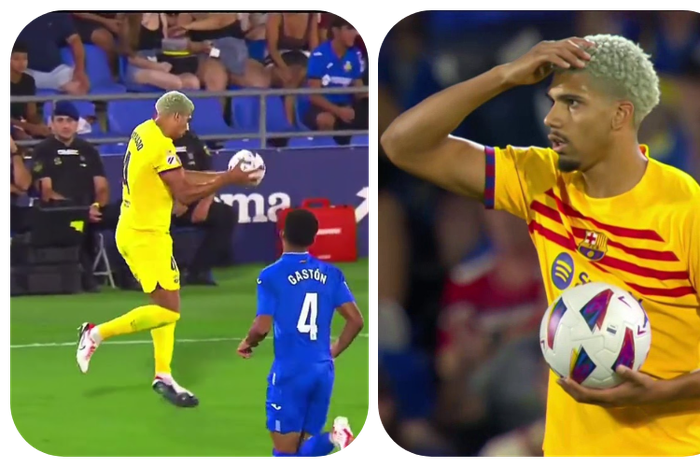Ronald Araujo's shocking moment against Getafe || @CFC_Janty Twitter