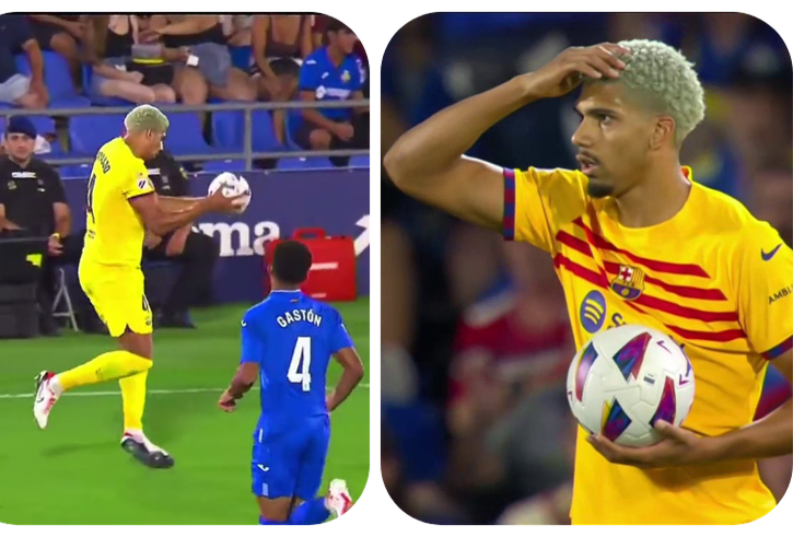 Ronald Araujo's shocking moment against Getafe || @CFC_Janty Twitter