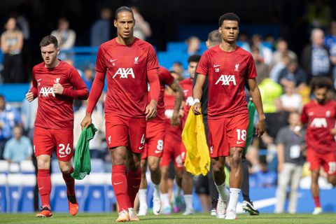 Liverpool players against Chelsea || Imago