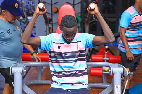 KCCA youngster back in training after injury scare