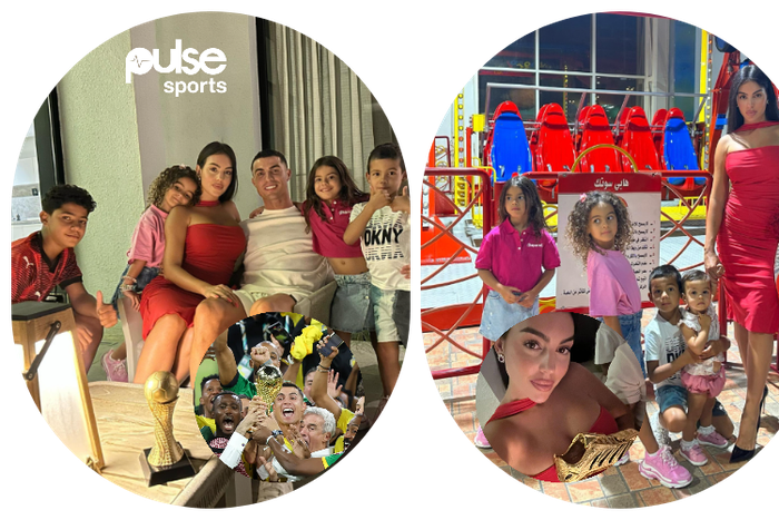 Cristiano Ronaldo, Georgina Rodriguez and family celebrate first trophy with Al Nassr || The Sun