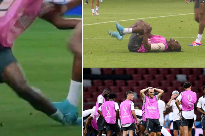 Real Madrid's Eduardo Camavinga sustained an injury in training || Image credit: X