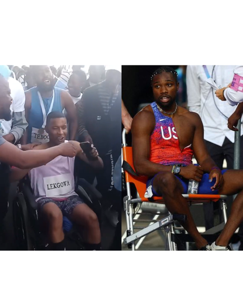 Botswana fans mock Noah Lyles' wheelchair exit during Letsile Tebogo's Presidential reception