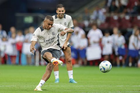 Kylian Mbappe in action for Real Madrid || Imago