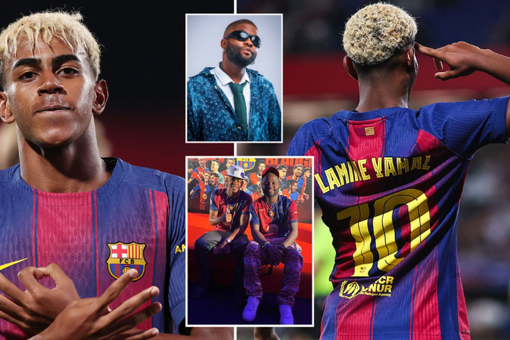 'Oya Shake Body' — Lamine Yamal walks out to Skales’ song as Barcelona unveil their new no.10