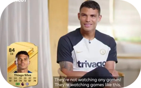 Thiago Silva's rating on EA FC 24 || Photo Credit: The Sun