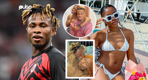 Chukwueze’s alleged ‘ex-turned-bestie’ celebrates 4 years of friendship with Super Eagles star amid dating rumours