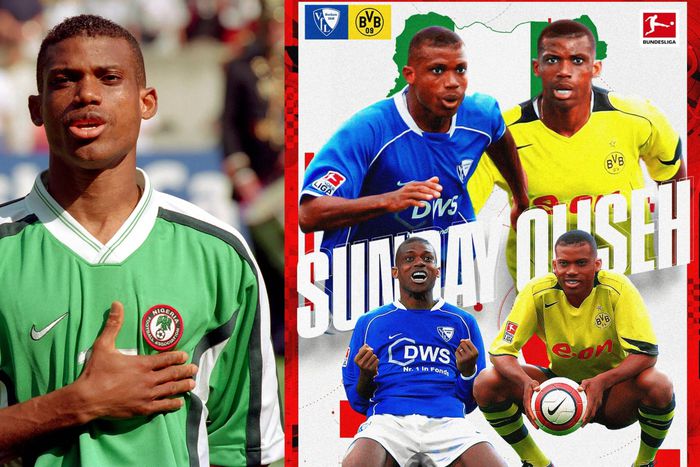 Oliseh The former Super Eagles midfield enforcer turns 49 and is being celebrated by several top football establishments. - Image Credit - Imago/Bundesliga