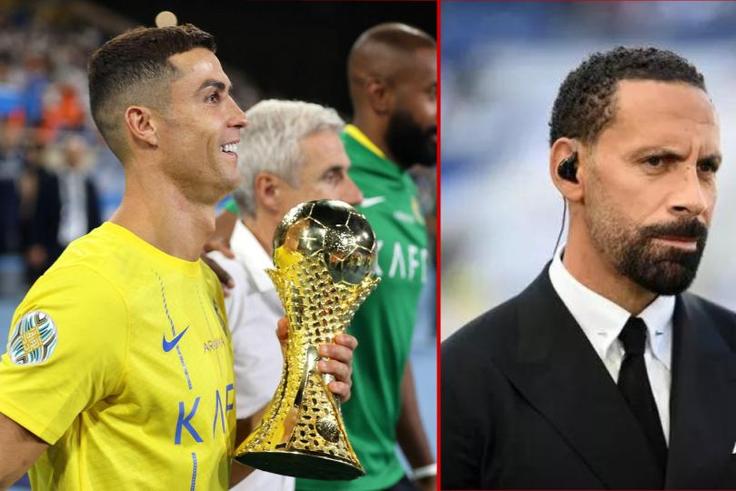 Rio Ferdinand and Cristiano Ronaldo || Image via Reuters / PulseSports collage