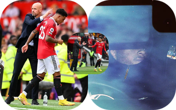 Jadon Sancho seen at Man United training ground for the first time since fallout with Erik Ten Hag